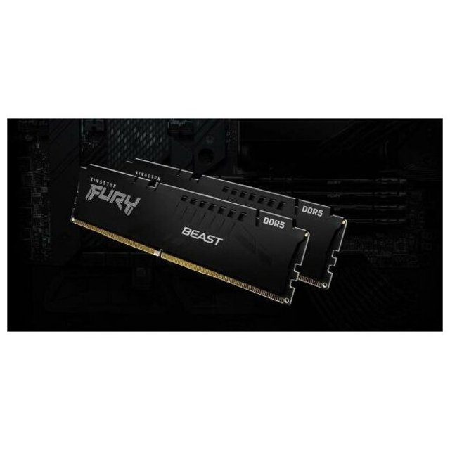 Оперативная память Kingston FURY BEAST Black 32Gb DDR5 (2x16Gb) 5600Mhz