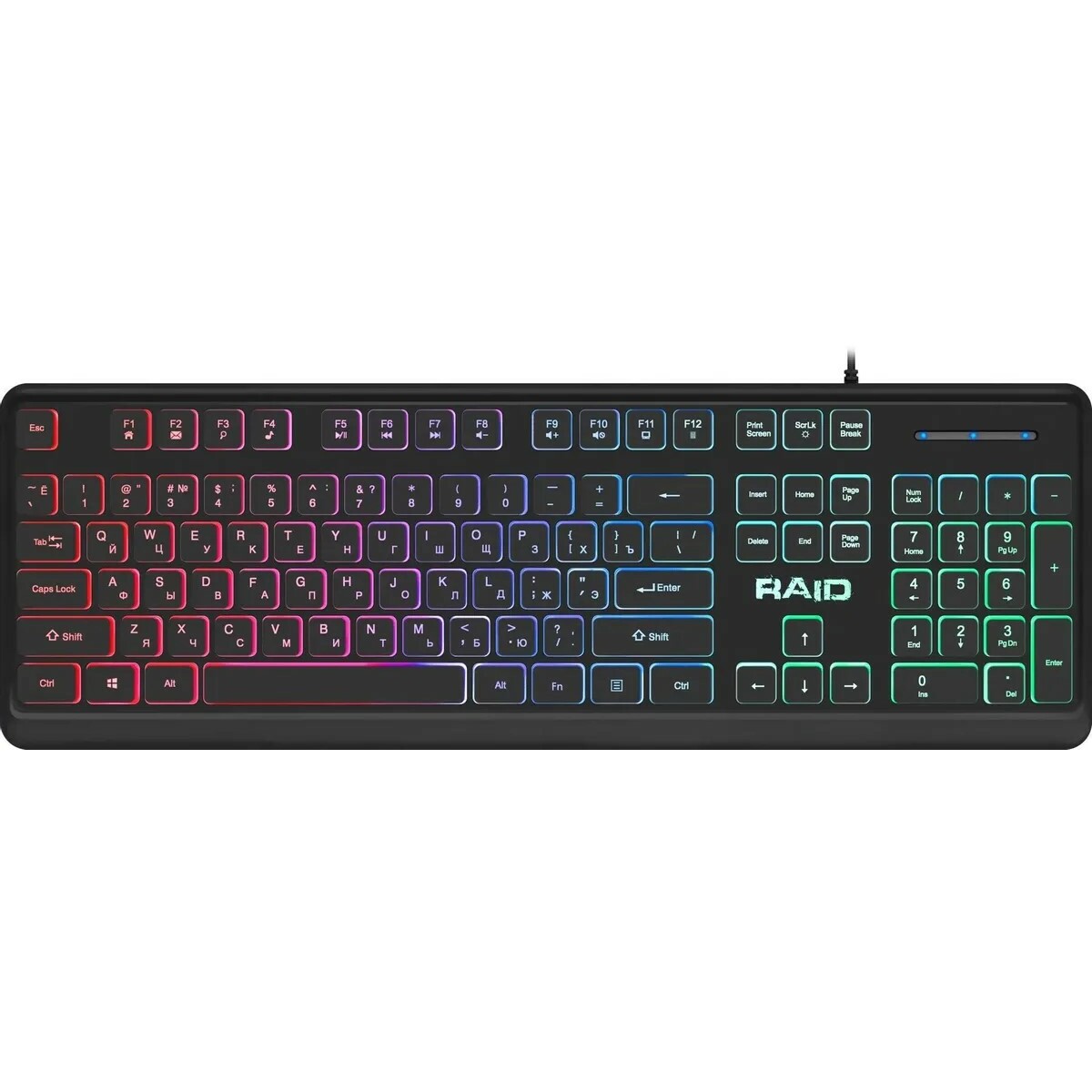 Клавиатура Defender Raid GK-778DL, черный