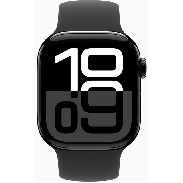 Умные часы Apple Watch Series 10 42mm Aluminum Case with Solo Loop Size 3 (Цвет: Jet Black/Black)