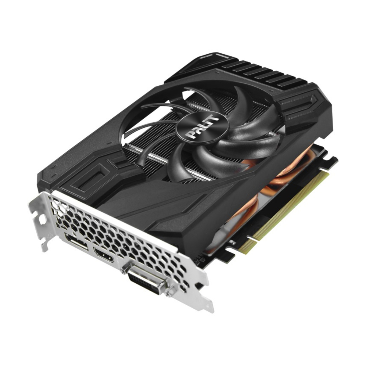 Видеокарта Palit GeForce GTX 1660 1530MHz PCI-E 3.0 6144MB 8000MHz 192 bit DVI HDMI HDCP StormX BULK