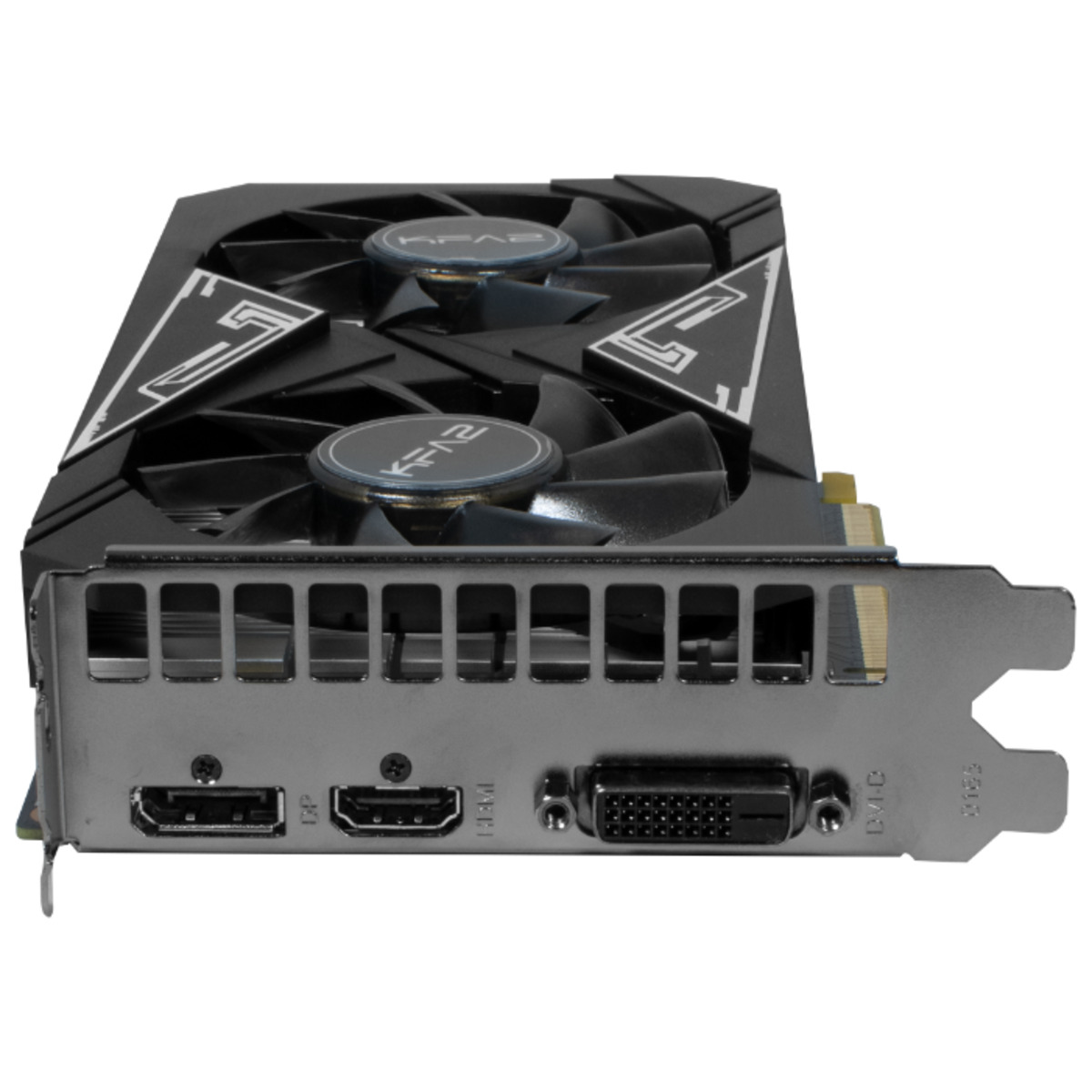 Видеокарта KFA2 GeForce GTX 1650 1605MHz PCI-E 3.0 4096MB 12000MHz 128 bit DVI HDMI DisplayPort HDCP EX PLUS 1-Click OC