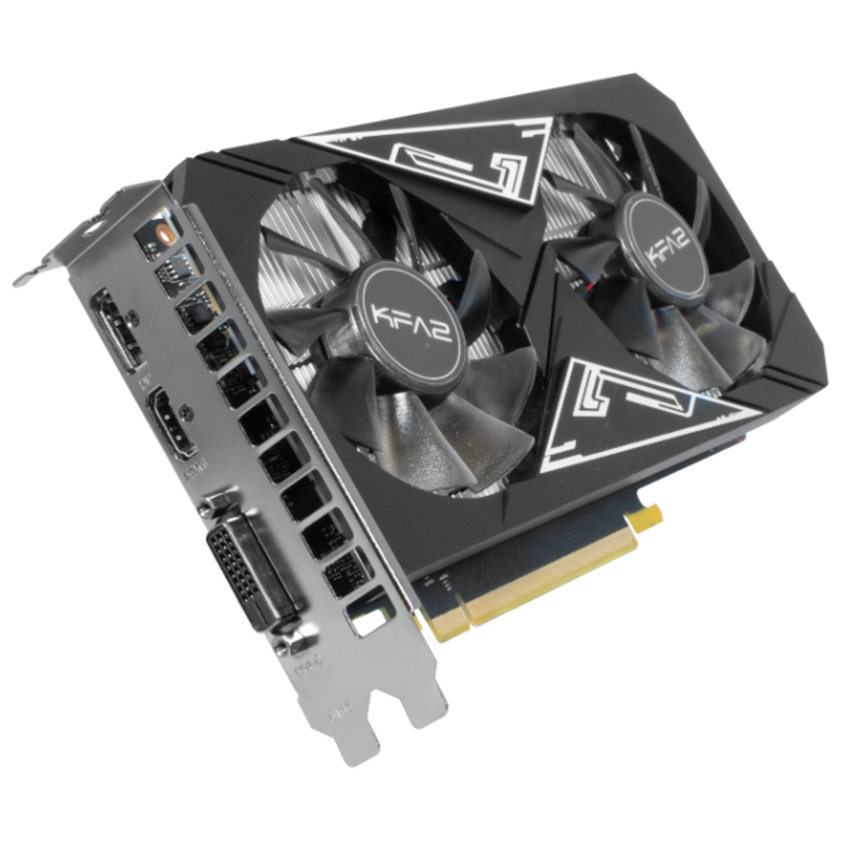 Видеокарта KFA2 GeForce GTX 1650 1605MHz PCI-E 3.0 4096MB 12000MHz 128 bit DVI HDMI DisplayPort HDCP EX PLUS 1-Click OC