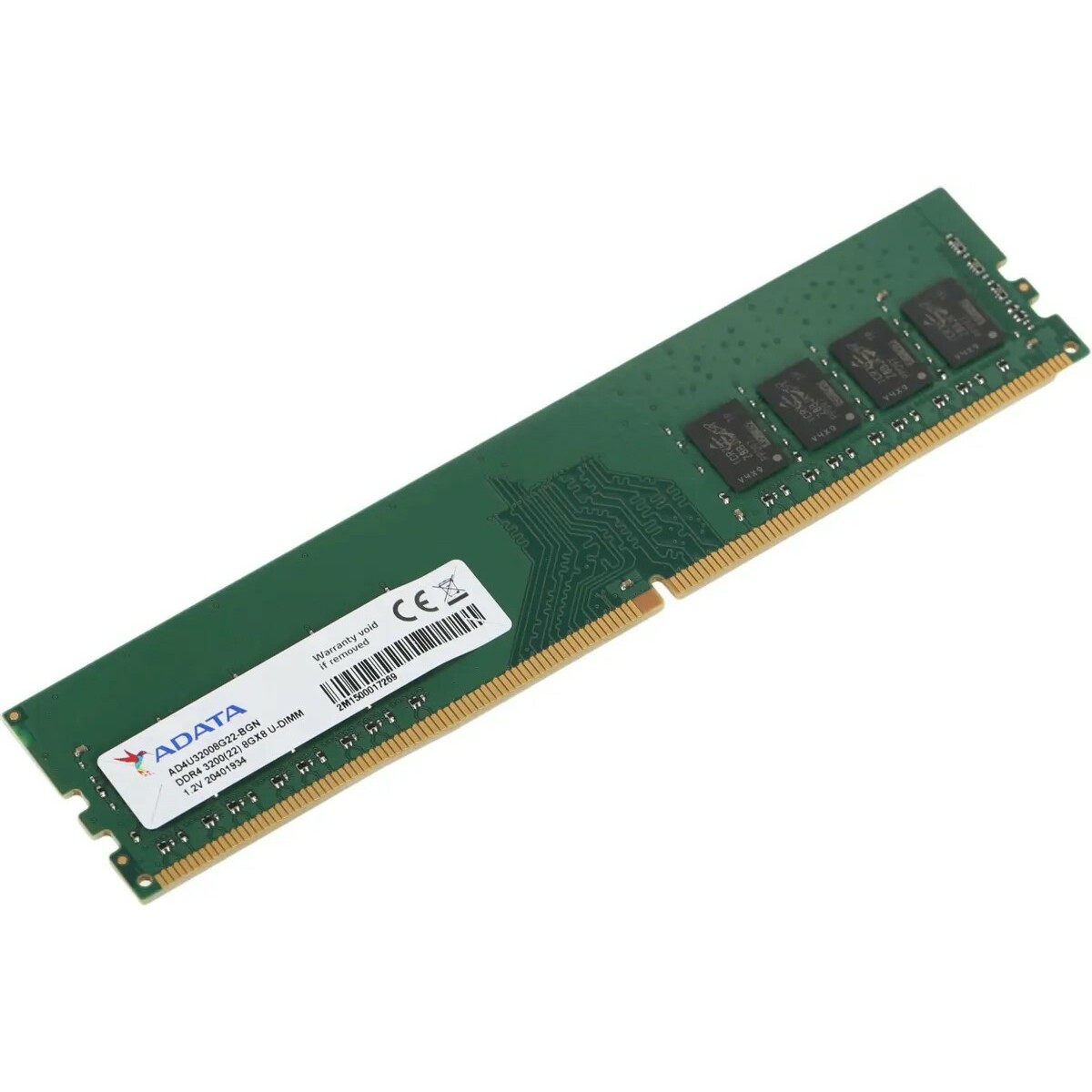 Память DDR4 8Gb 3200MHz A-Data AD4U32008G22-BGN OEM 