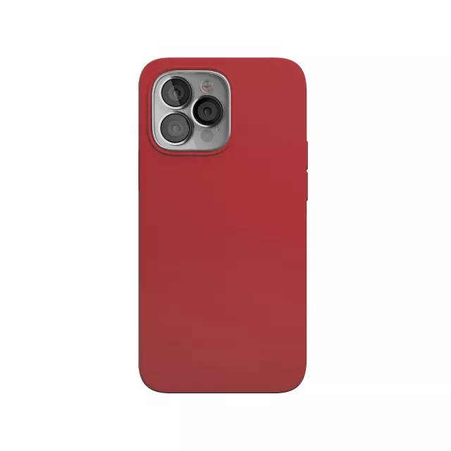 Чехол-накладка VLP Silicone Case для смартфона Apple iPhone 13 Pro Max (Цвет: Red)