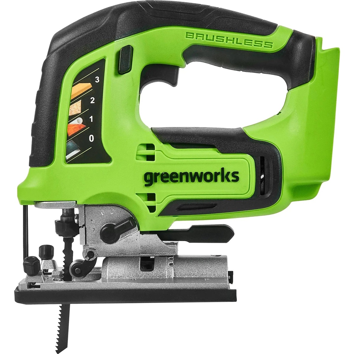 Лобзик Greenworks GD24JS +2пил. (Цвет: Green)