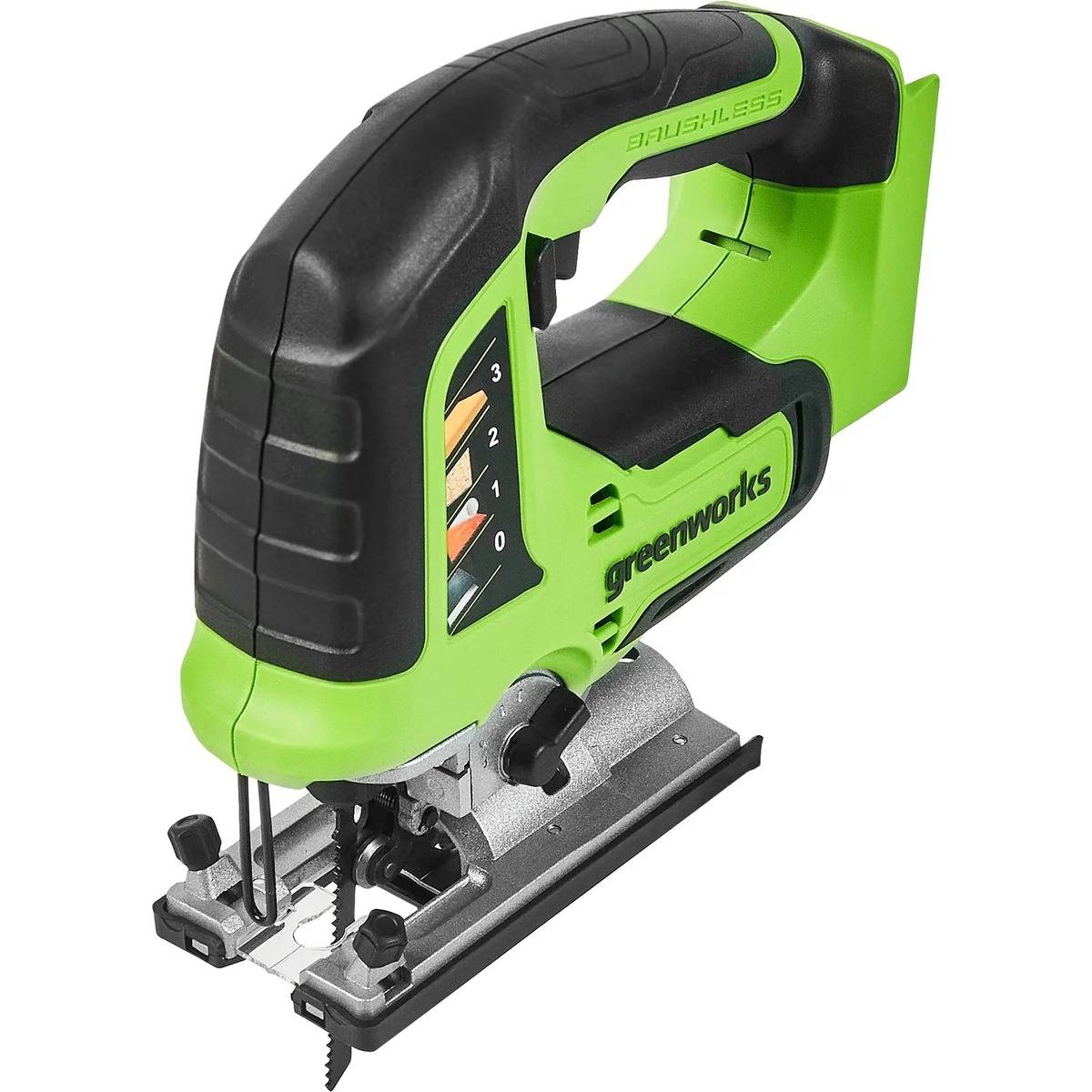 Лобзик Greenworks GD24JS +2пил. (Цвет: Green)