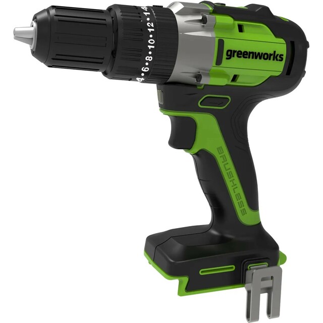 Дрель-шуруповерт Greenworks GD24DD60K2 (Цвет: Green) Дрель-шуруповерт Greenworks GD24DD60K2 (Цвет: Green)