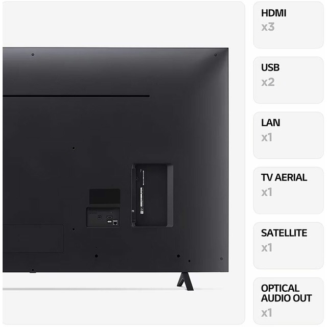 Телевизор LG 55  55UR78006LK.ARUB, черный