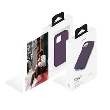Чехол-накладка uBear Touch Mag Case для смартфона Apple iPhone 15 (Цвет: Dark Purple)