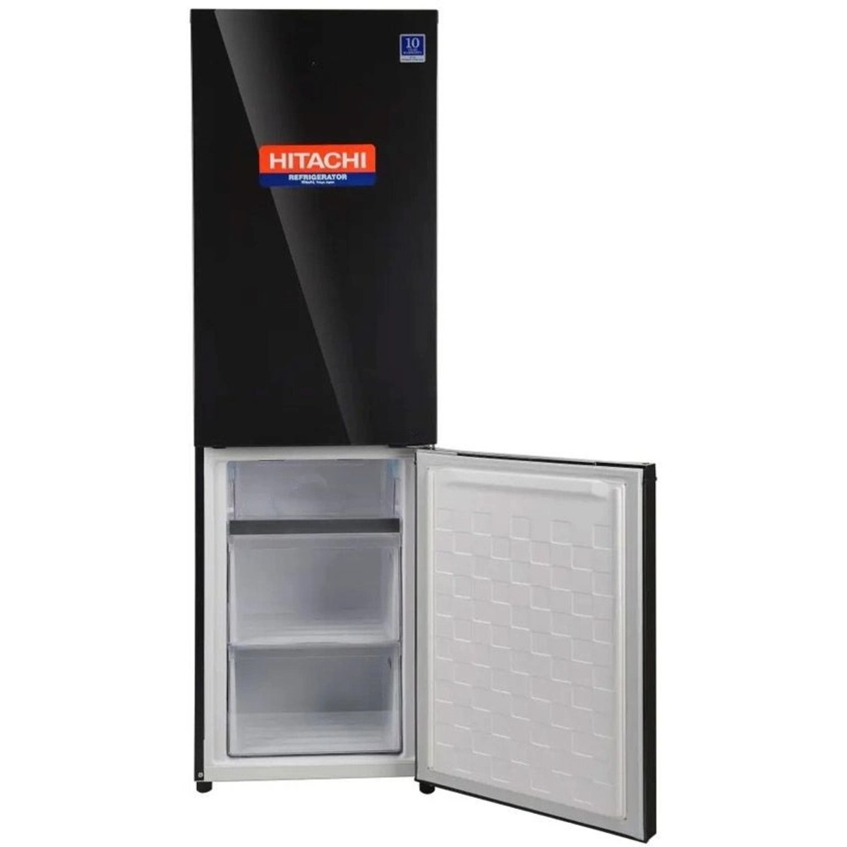 Холодильник Hitachi R-B410PUC6 BBK, черный