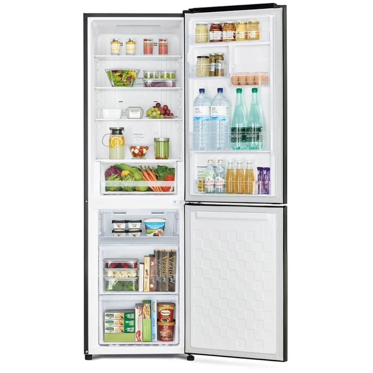 Холодильник Hitachi R-BG410PUC6 GBK, черный