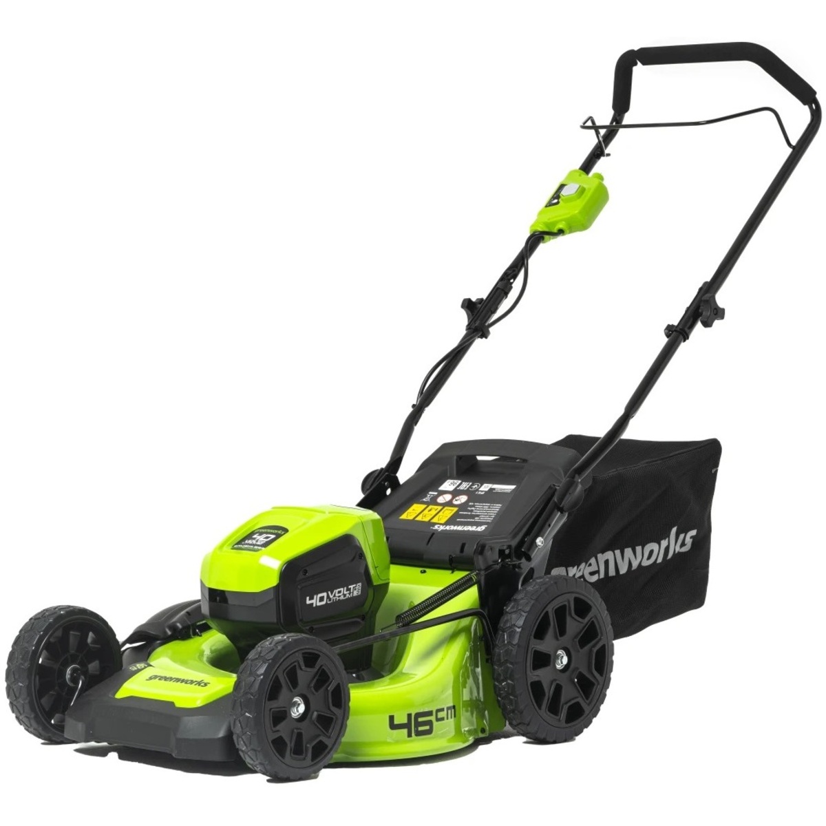 Газонокосилка роторная Greenworks GD40LM46HP (Цвет: Green)