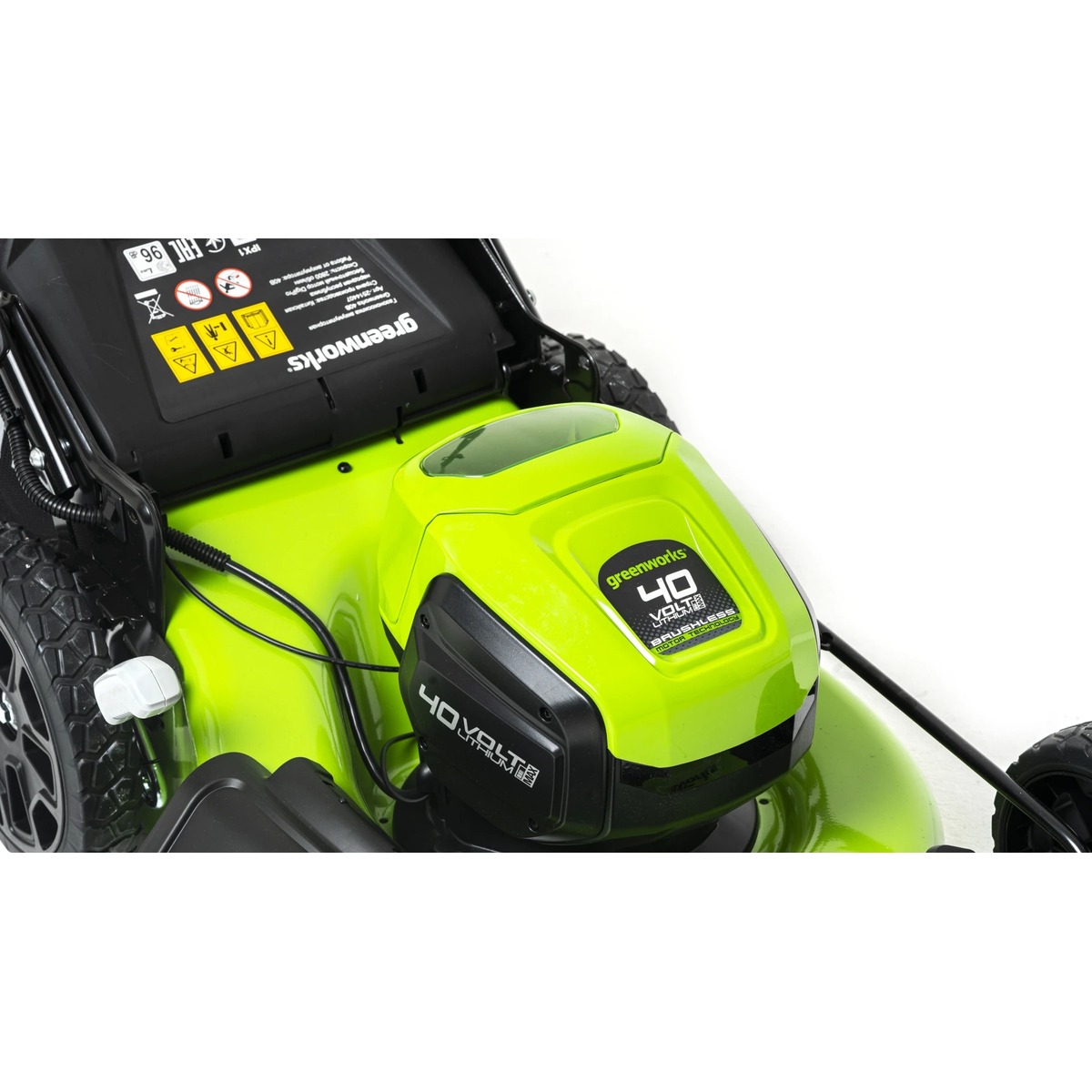 Газонокосилка роторная Greenworks GD40LM46HP (Цвет: Green)