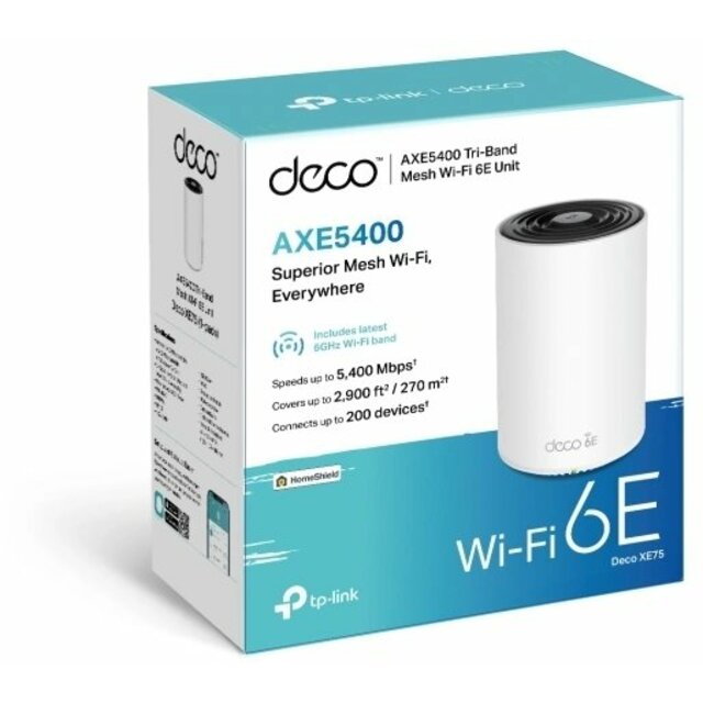 Бесшовный Mesh роутер TP-Link Deco XE75 (DECO XE75(1-PACK)) Бесшовный Mesh роутер TP-Link Deco XE75 (DECO XE75(1-PACK))