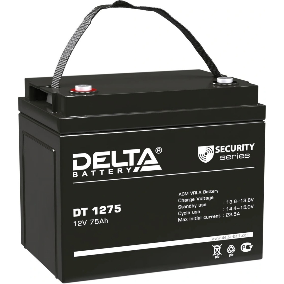 Батарея для ИБП Delta DT 1275 12В 75Ач