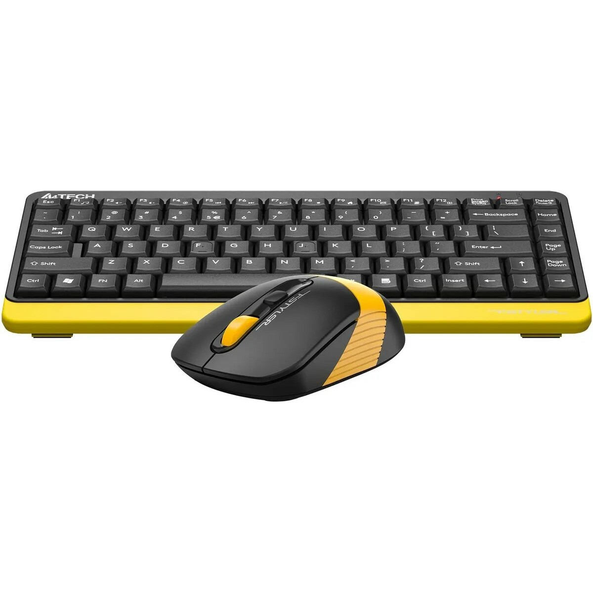 Клавиатура + мышь A4Tech Fstyler FG1110 (Цвет: Black / Yellow)