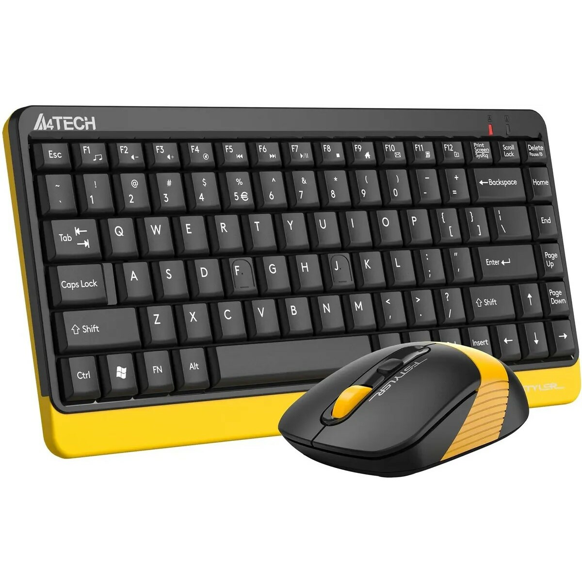 Клавиатура + мышь A4Tech Fstyler FG1110 (Цвет: Black / Yellow)