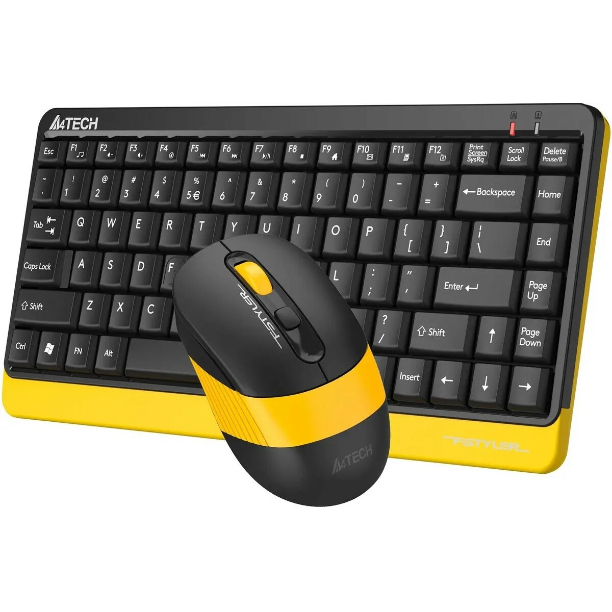 Клавиатура + мышь A4Tech Fstyler FG1110 (Цвет: Black / Yellow)