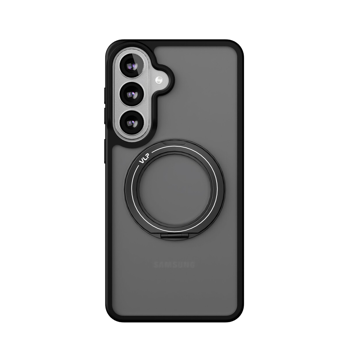 Чехол-накладка VLP Ring Сase MagSafe для Samsung S26 Plus (Цвет: Black)