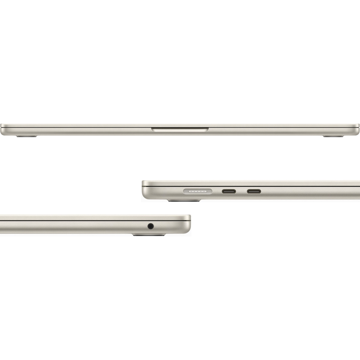 Ноутбук Apple MacBook Air 15 (2024) Apple M3 / 16Gb / 256Gb / Apple graphics 10-core / Starlight