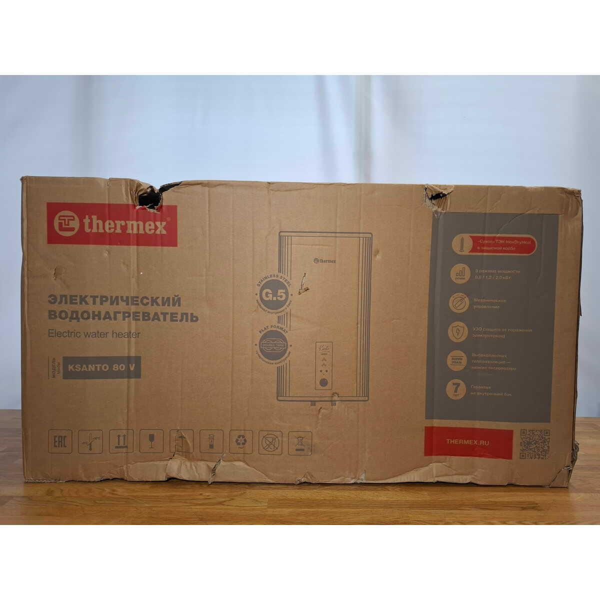 Водонагреватель Thermex Ksanto 80 V, белый