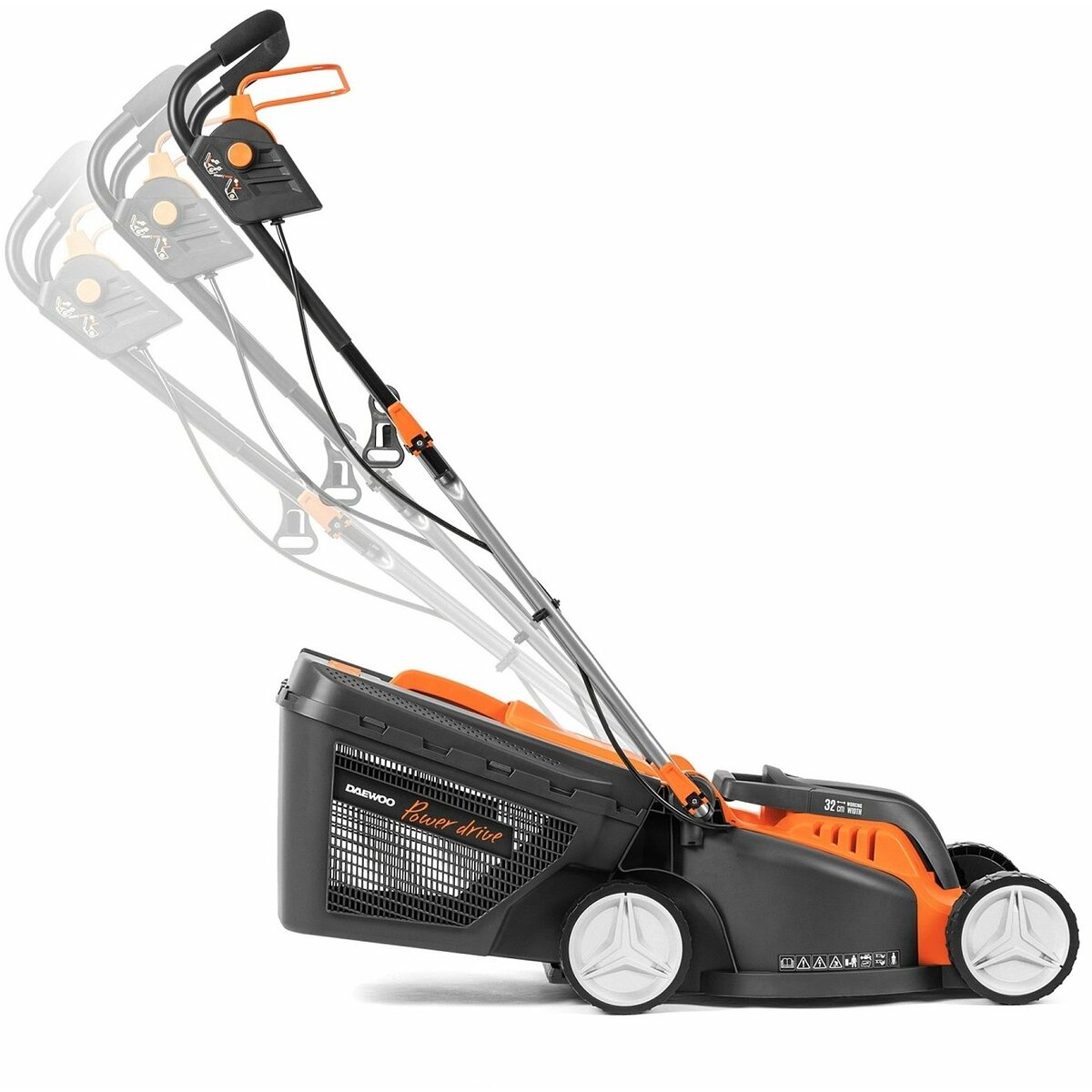 Газонокосилка роторная Daewoo DLM 1250E (Цвет: Orange)