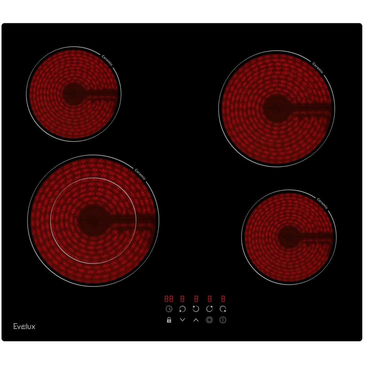 Варочная панель Evelux HEV 641 B, черный
