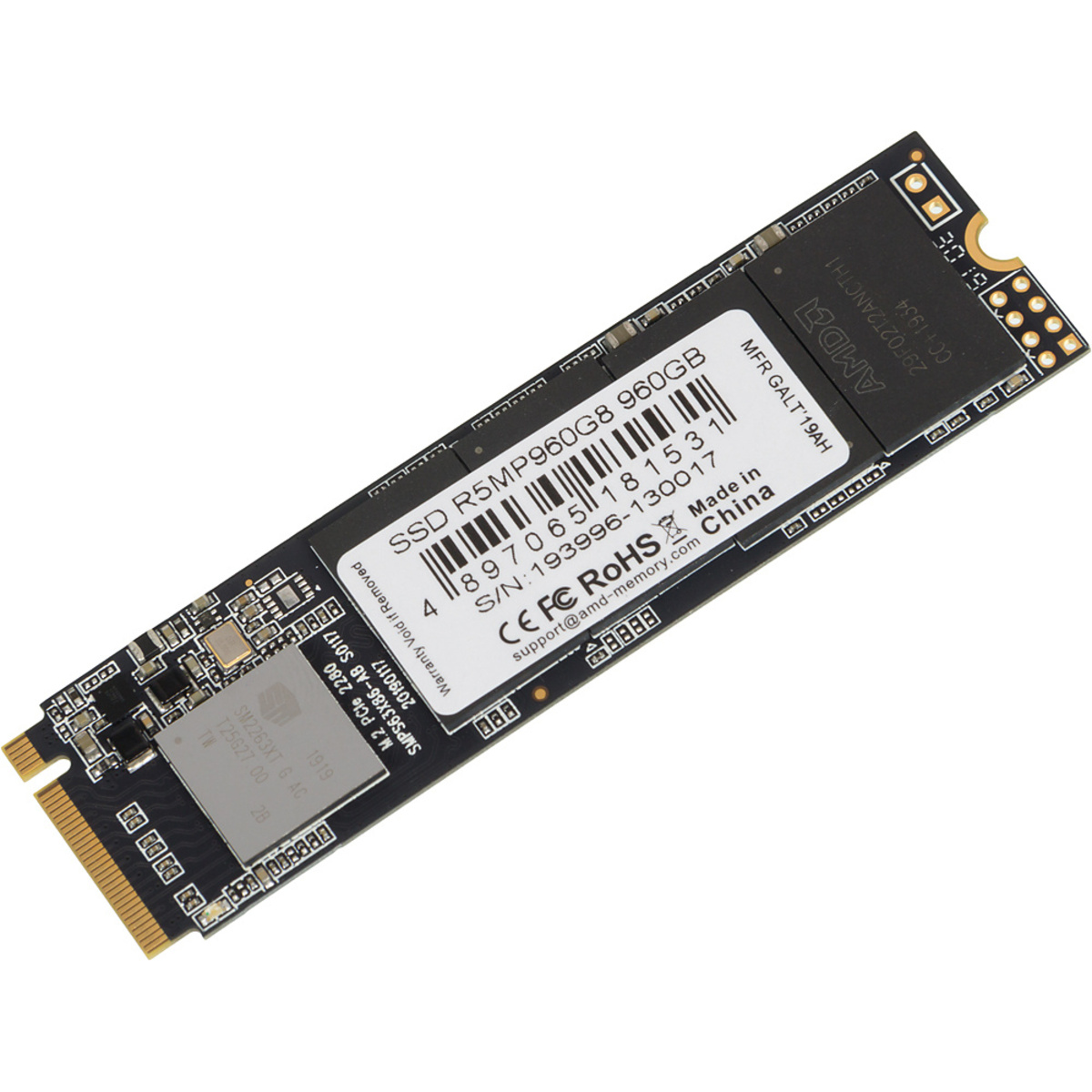 Накопитель SSD AMD PCI-E 3.0 x4 960Gb R5MP960G8