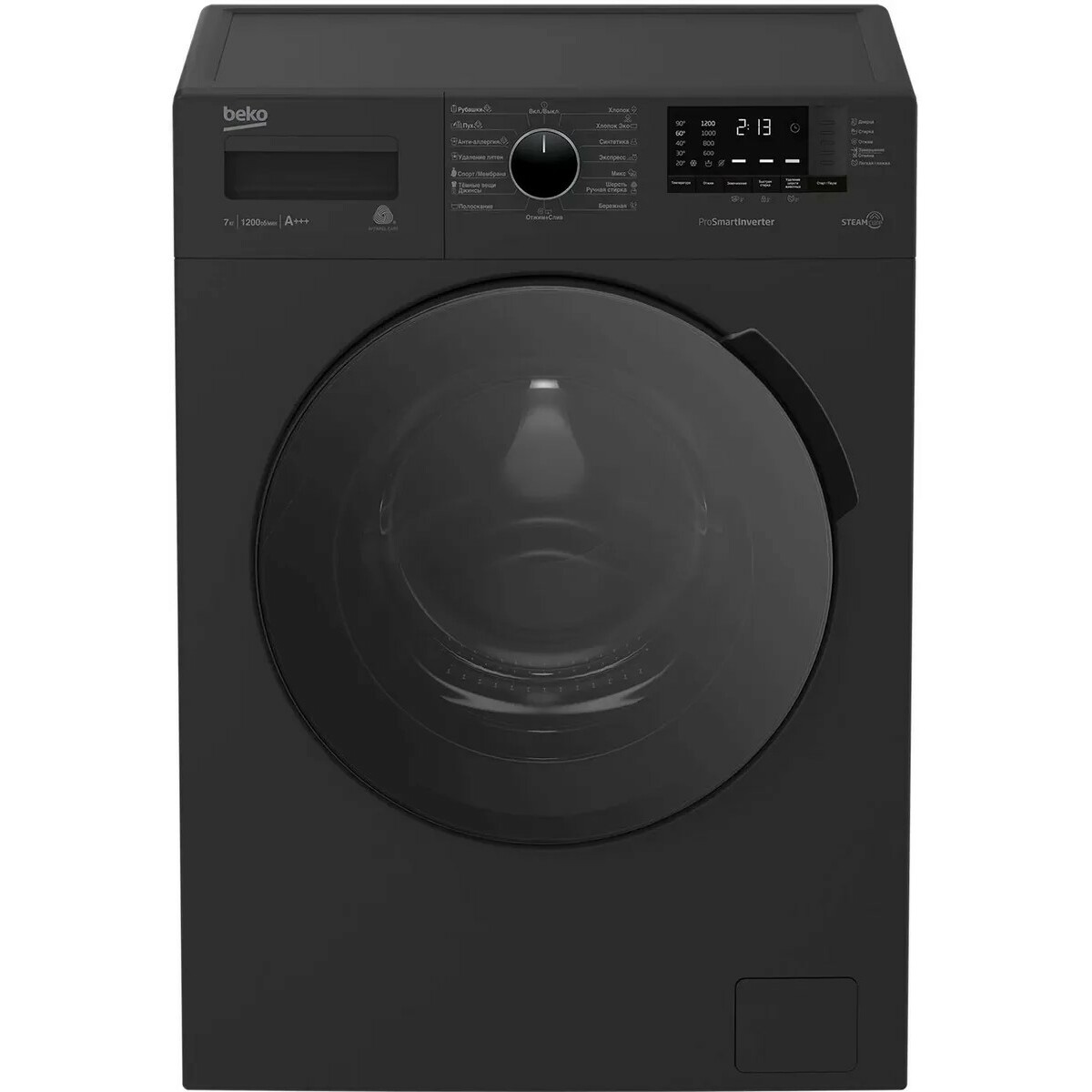 Стиральная машина Beko WSPE7612A (Цвет: Anthracite)