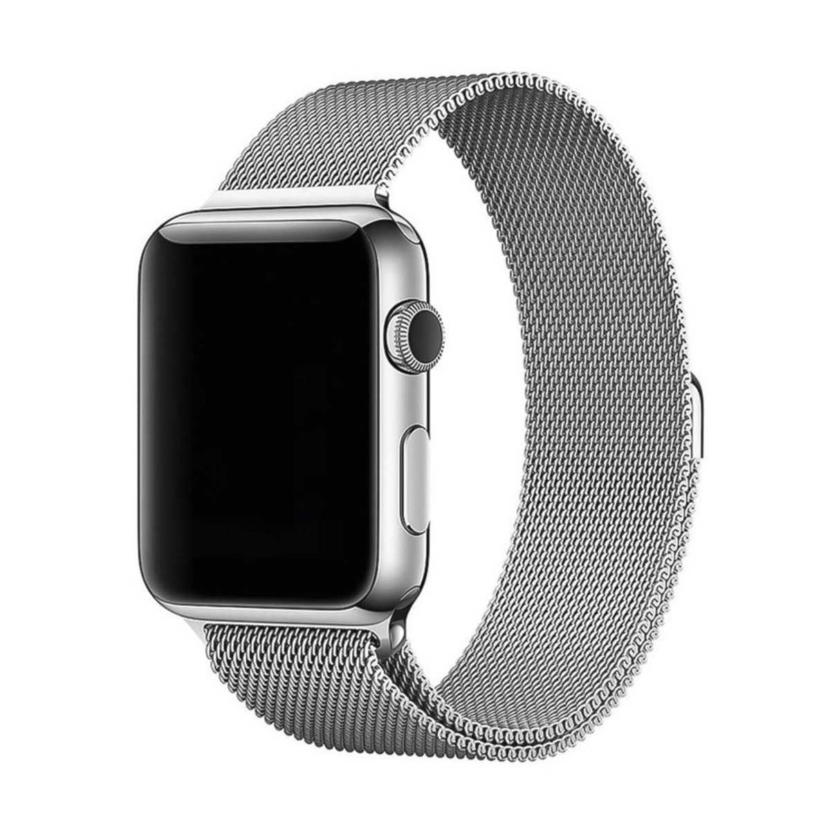 Ремешок стальной Devia Elegant Series Milanese Loop для Apple Watch 38 / 40 mm (Цвет: Silver)