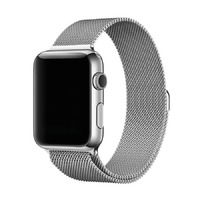 Ремешок стальной Devia Elegant Series Milanese Loop для Apple Watch 38/40 mm (Цвет: Silver)