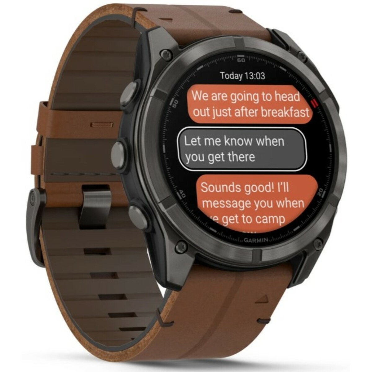 Умные Часы Garmin Fenix 8 Pro 51mm Amoled Sapphire (Цвет: Carbon Gray / Chestnut)