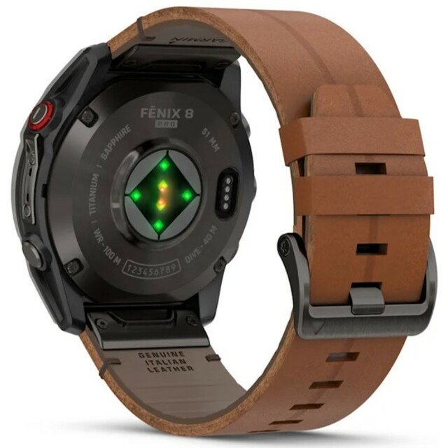 Умные Часы Garmin Fenix 8 Pro 51mm Amoled Sapphire (Цвет: Carbon Gray / Chestnut)