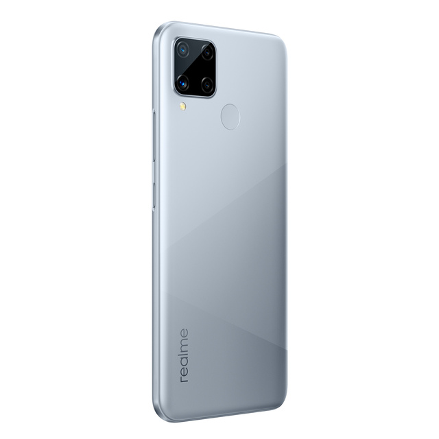 Смартфон realme C15 4/64Gb (NFC) (Цвет: Seagull Silver)