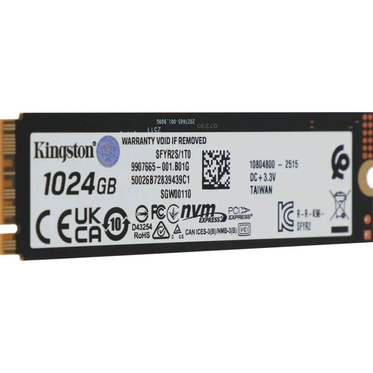 Накопитель SSD Kingston PCIe 5.0 x4 1Tb SFYR2S / 1T0 