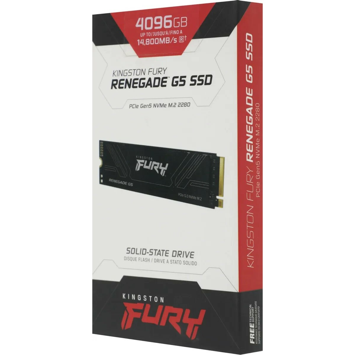 Накопитель SSD Kingston PCIe 5.0 x4 4Tb SFYR2S / 4T0 