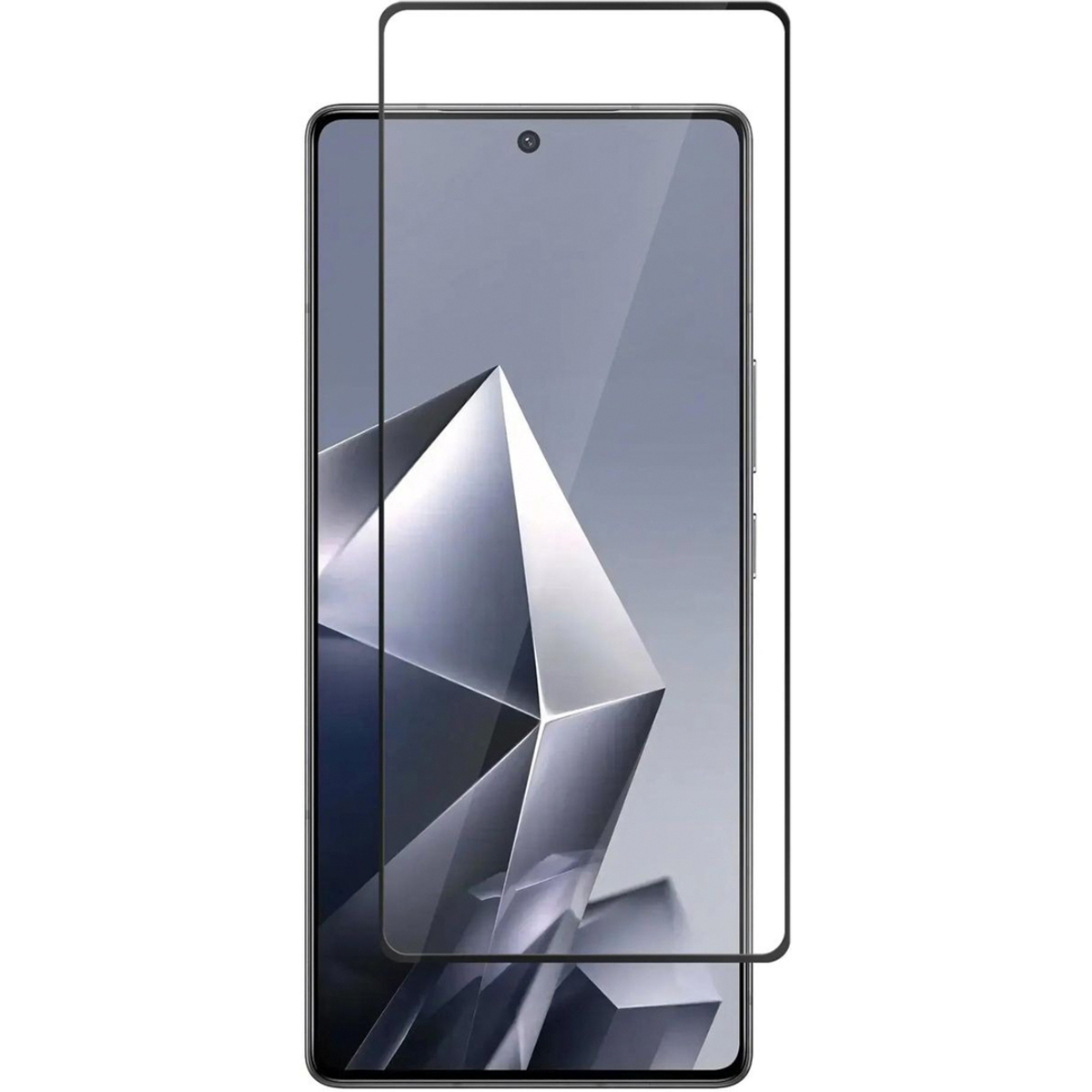 Защитное стекло Borasco Full Glue для смартфона Infinix Note 40 /  Note 50 /  Note 50 Pro 4G (Цвет: Black)