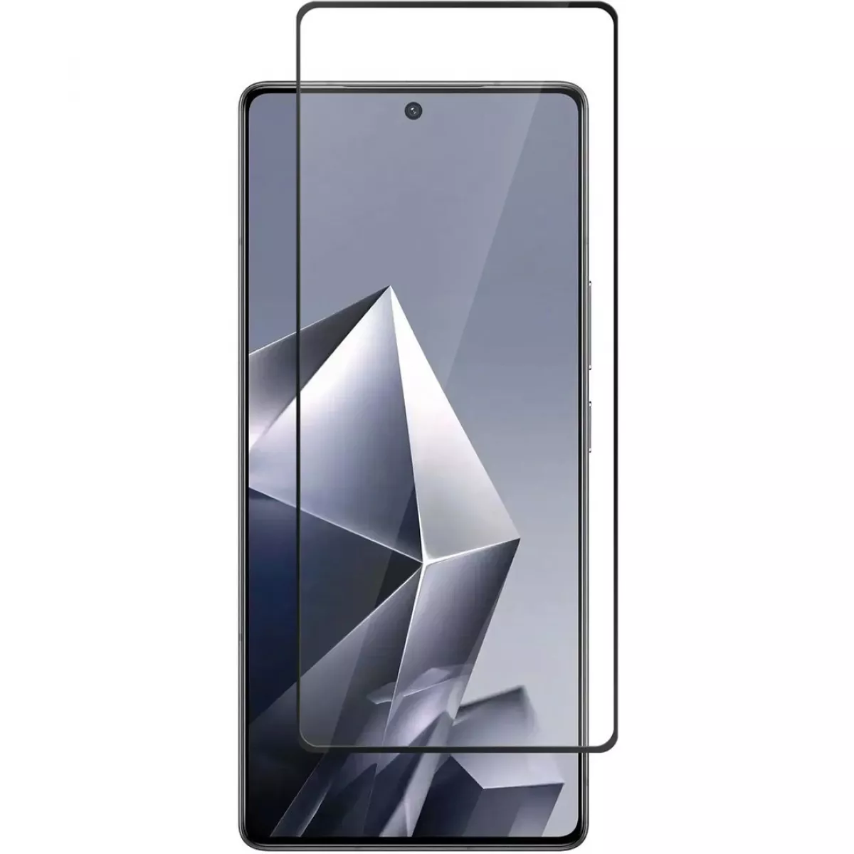 Защитное стекло Borasco Full Glue для смартфона Infinix Note 40/ Note 50/ Note 50 Pro 4G (Цвет: Black)