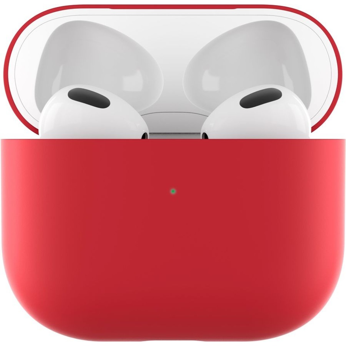 Чехол uBear Super Slim Touch Case для Apple AirPods 3 (Цвет: Red)