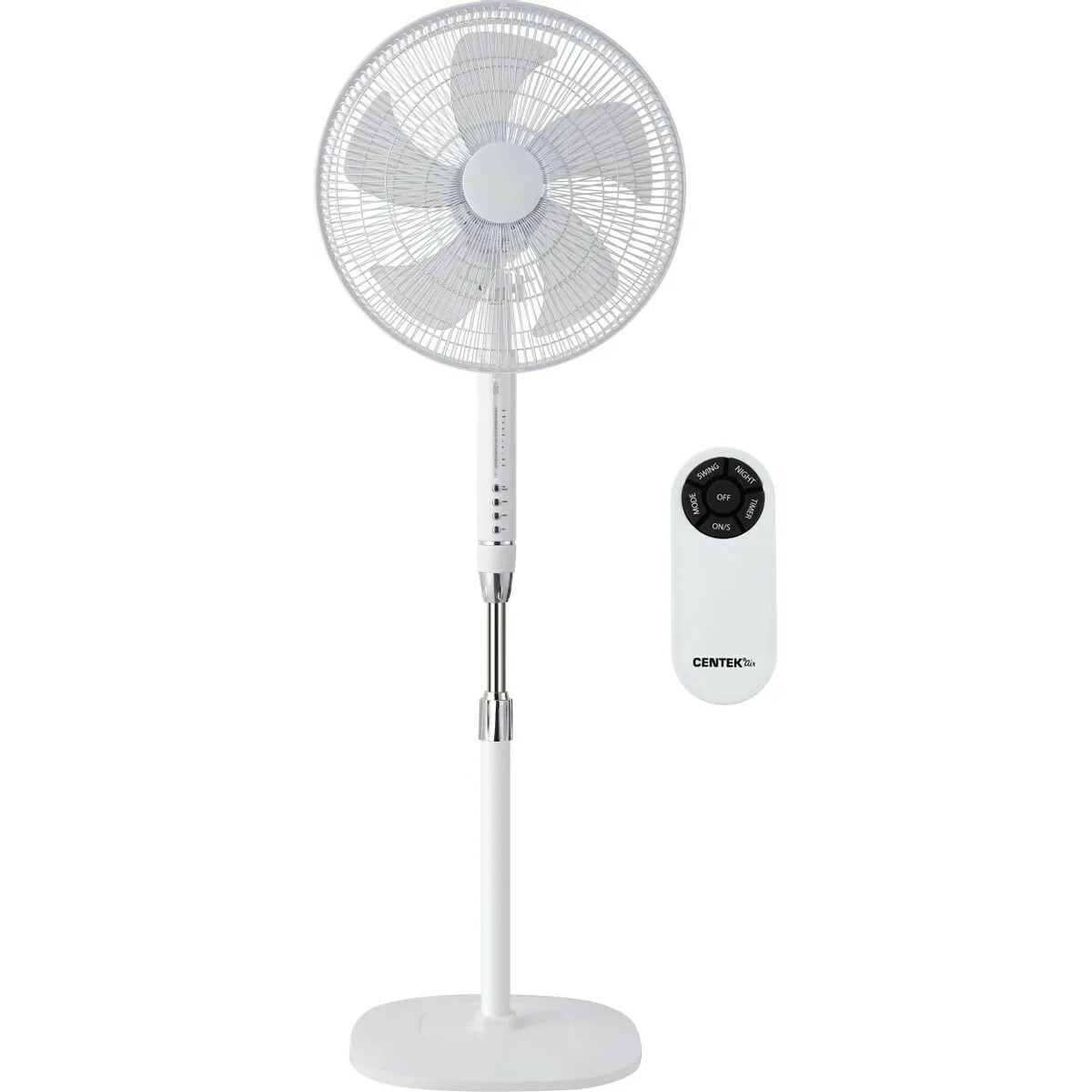 Вентилятор напольный Centek CT-5023, белый