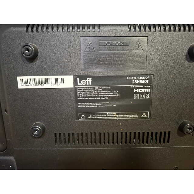 Телевизор Leff 28" 28H550T, черный