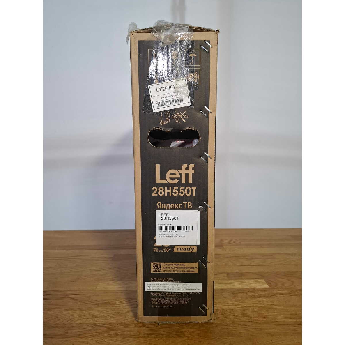 Телевизор Leff 28" 28H550T, черный