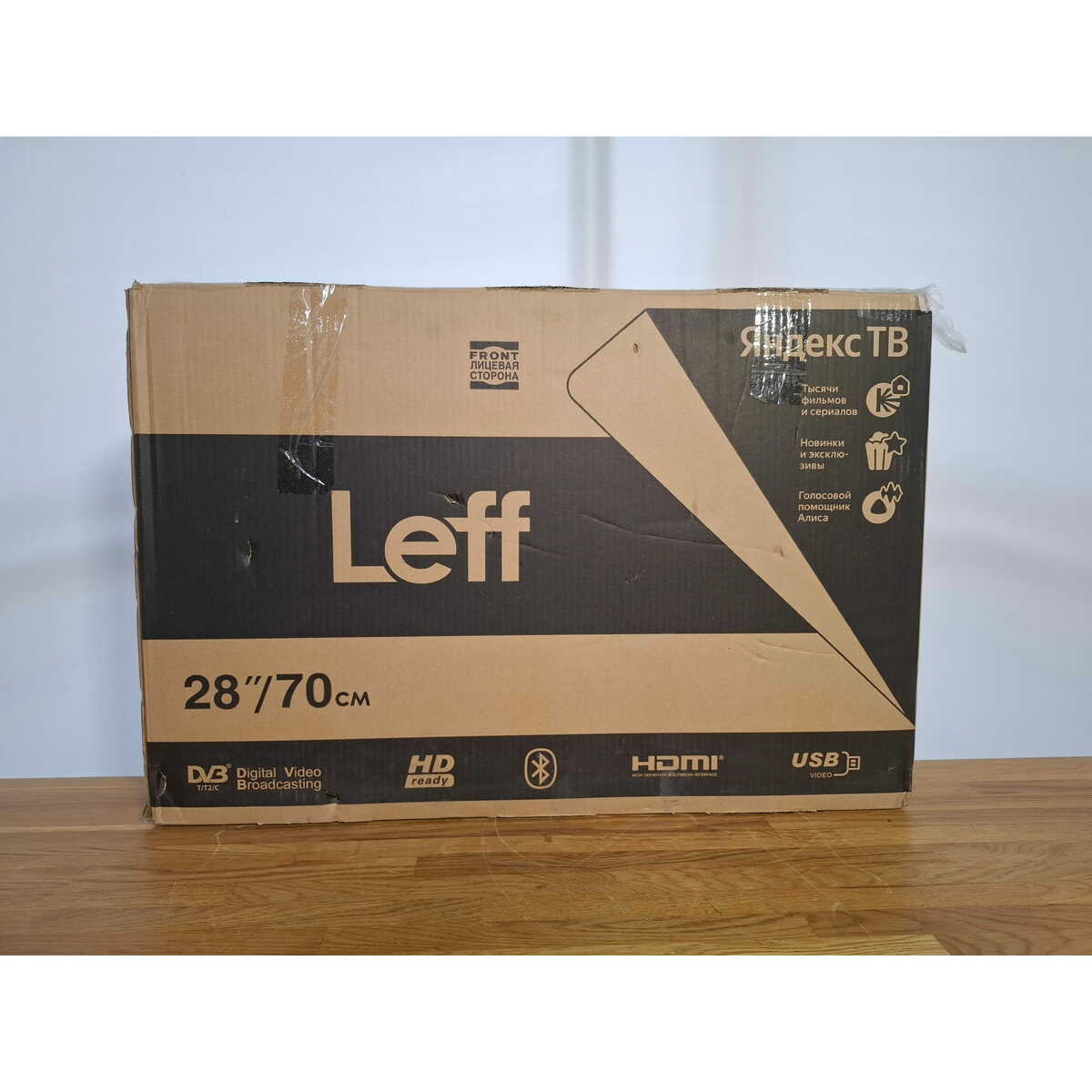 Телевизор Leff 28" 28H550T, черный