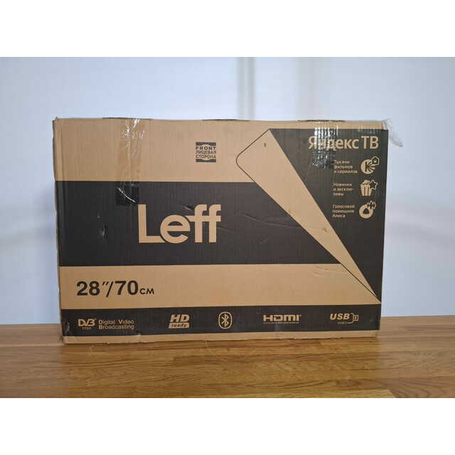 Телевизор Leff 28" 28H550T, черный
