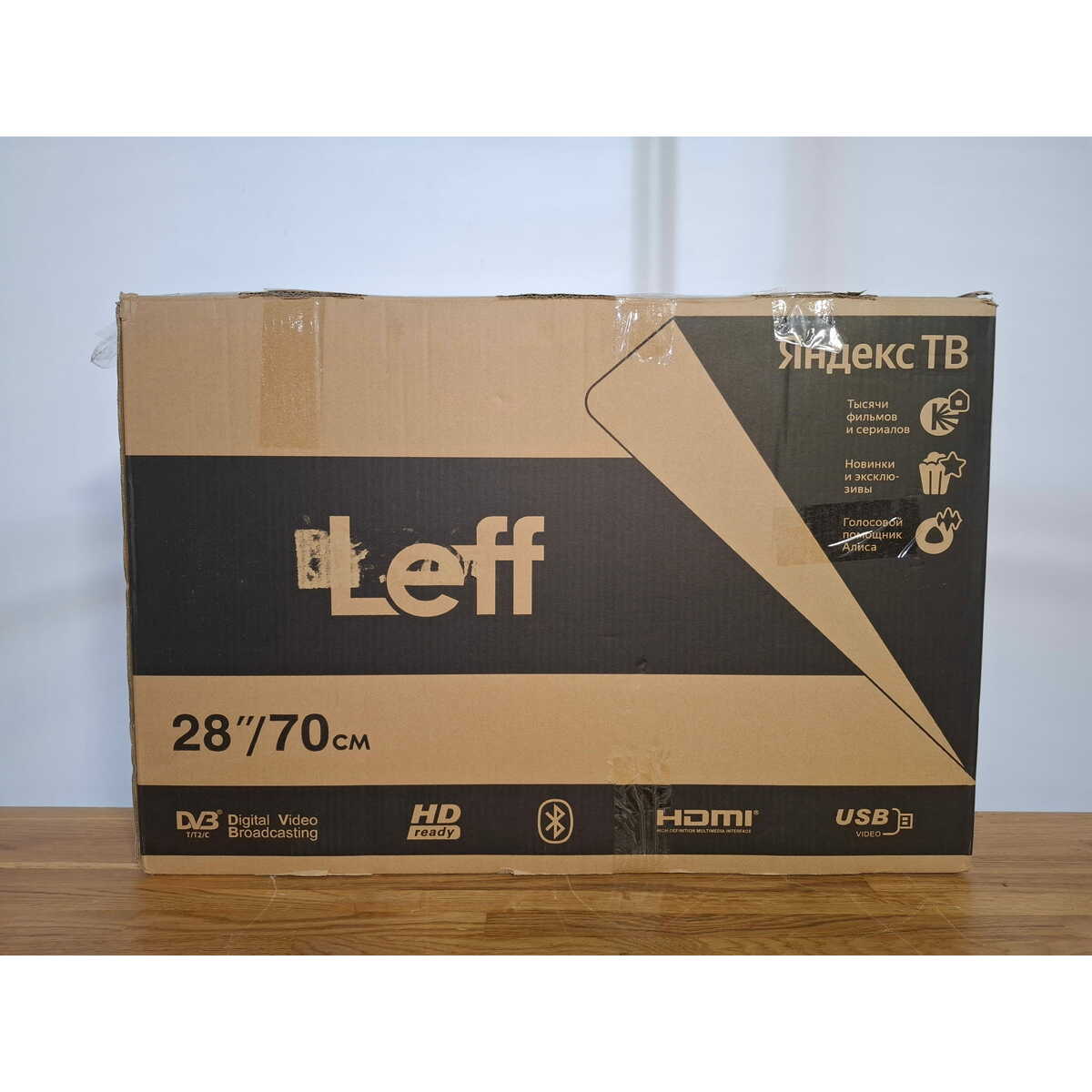 Телевизор Leff 28" 28H550T, черный