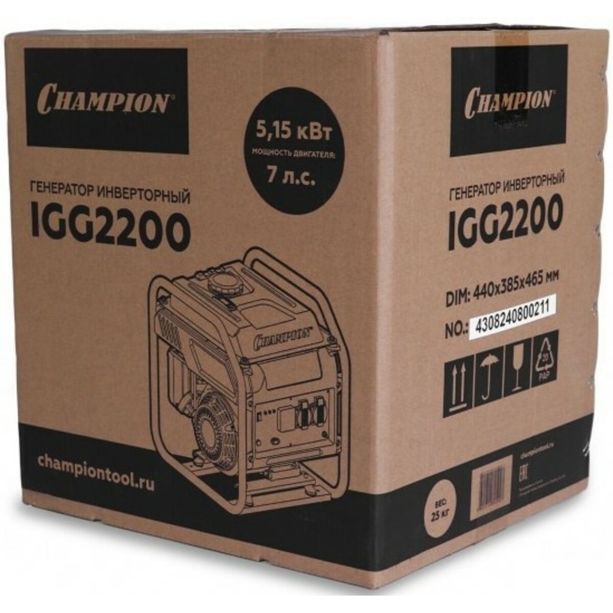 Генератор CHAMPION IGG2200 (Цвет: Yellow / Black)