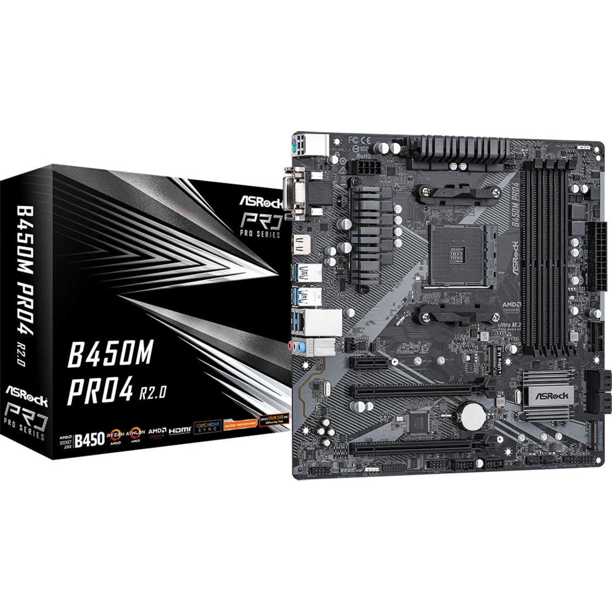 Материнская плата Asrock B450M PRO4 R2.0