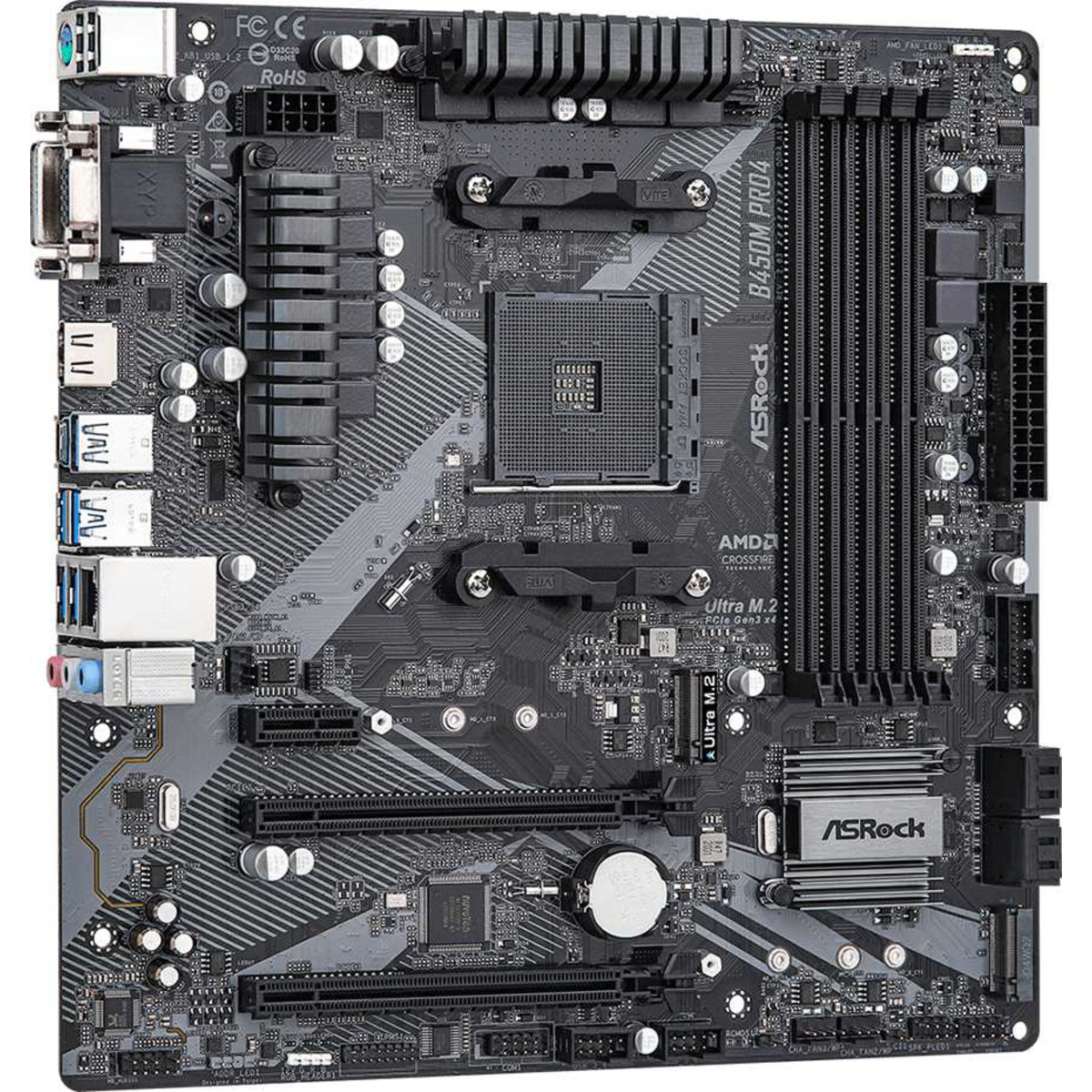 Материнская плата Asrock B450M PRO4 R2.0