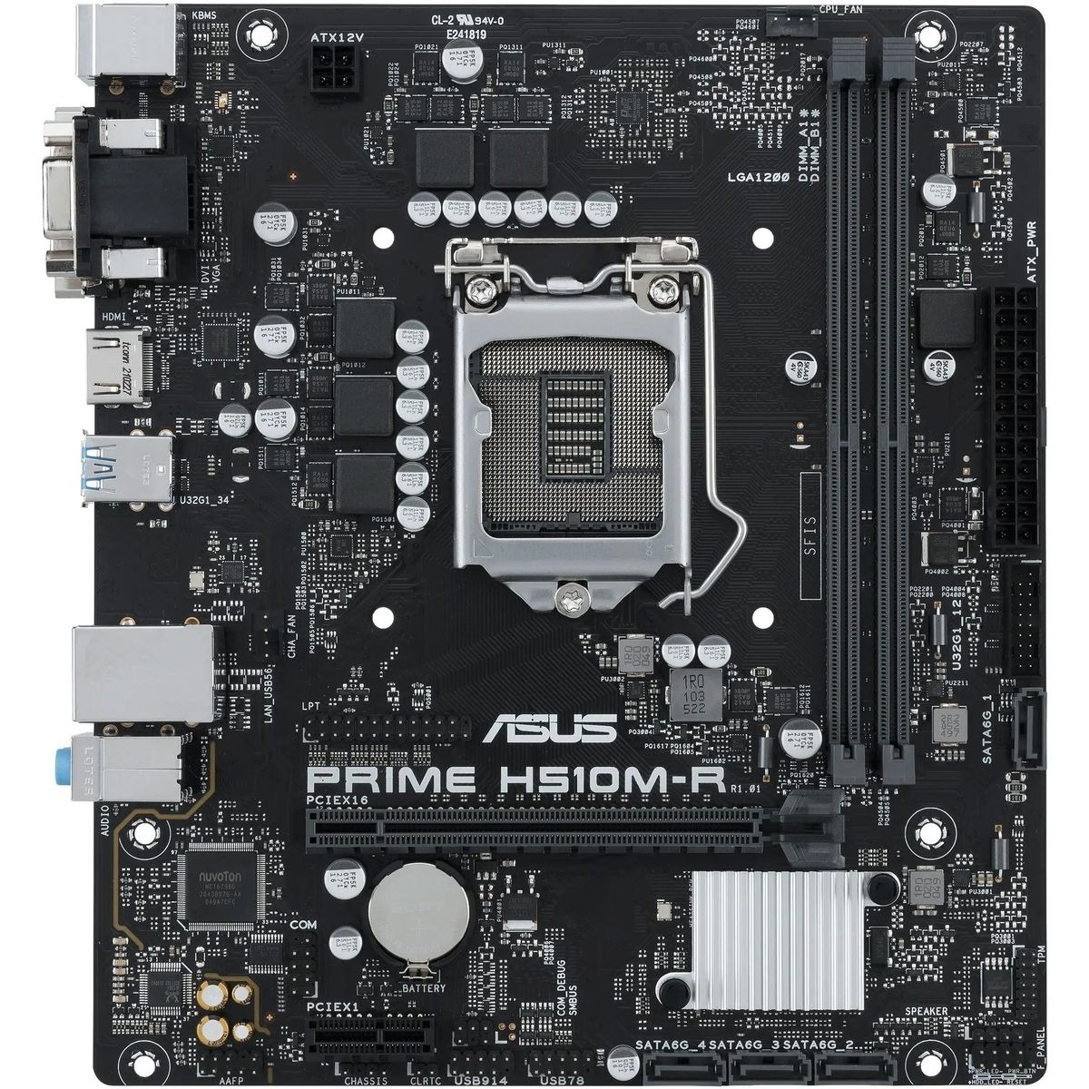Материнская плата Asus PRIME H510M-R-SI