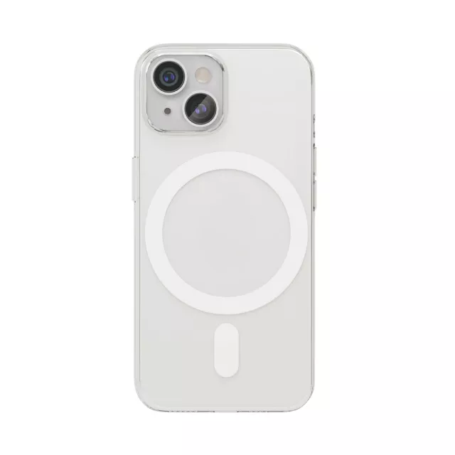 Чехол-накладка Devia Pure Clear Magnetic Shockproof Case для iPhone 15 Plus (Цвет: Clear)